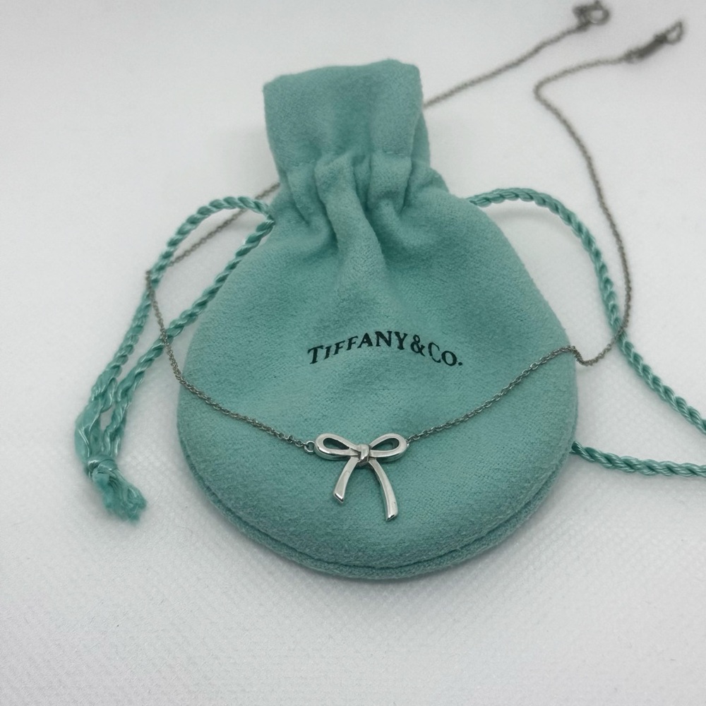 Tiffany & Co. Ribbon Bow Necklace